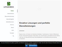 Tablet Screenshot of lothar-beeck.de